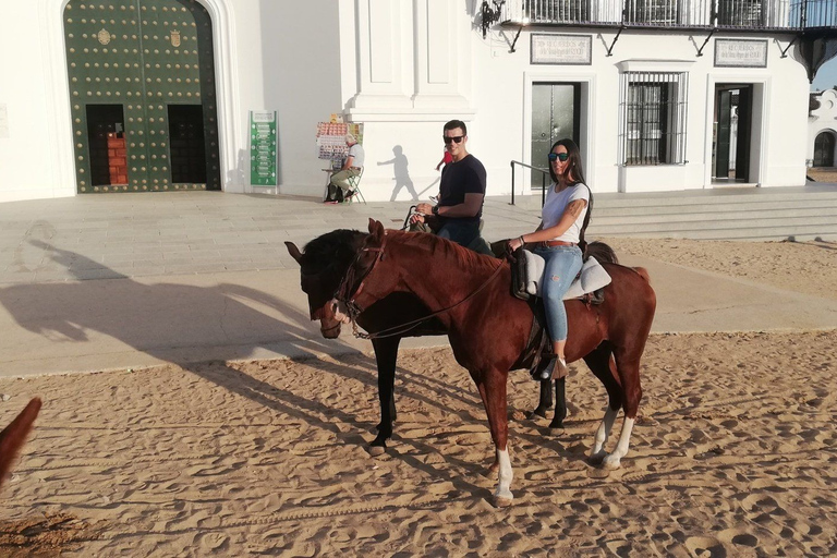 El Rocío: Ridtur till häst i nationalparken Doñana