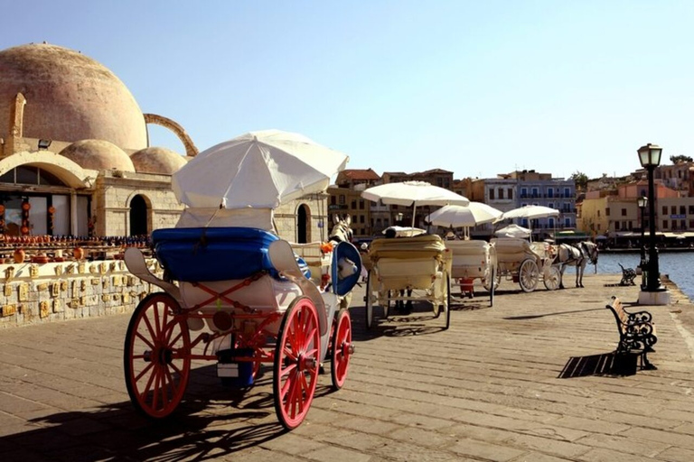 Chania: Tour privato guidato a piedi con storia e gastronomiaChania: storia privata e tour guidato a piedi culinario