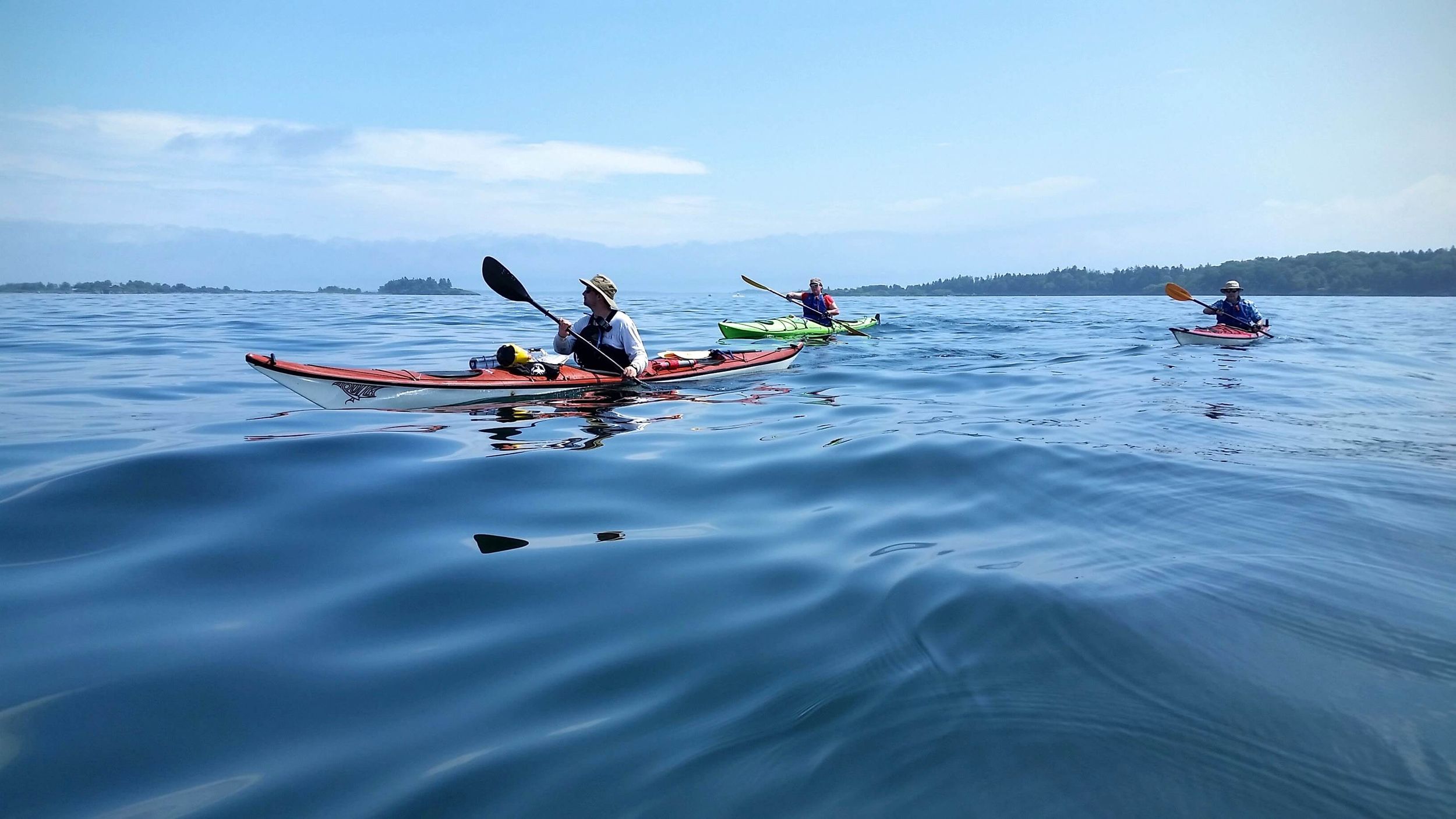 Portland, Maine: Ganztägige Kajaktour in der Casco Bay