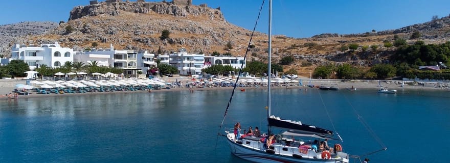 Lindos : croisière privée avec prosecco et bien plus encore
