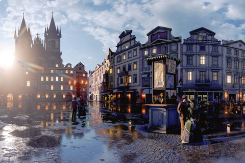 Praag: begeleide wandeltocht met virtual reality (VR)