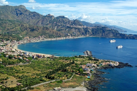 Visite privée de Taormine et visite de vignobles dans l'Etna depuis l'hôtel
