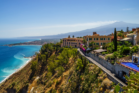 Visite privée de l'Etna et de Taormine depuis l'hôtel à Messine