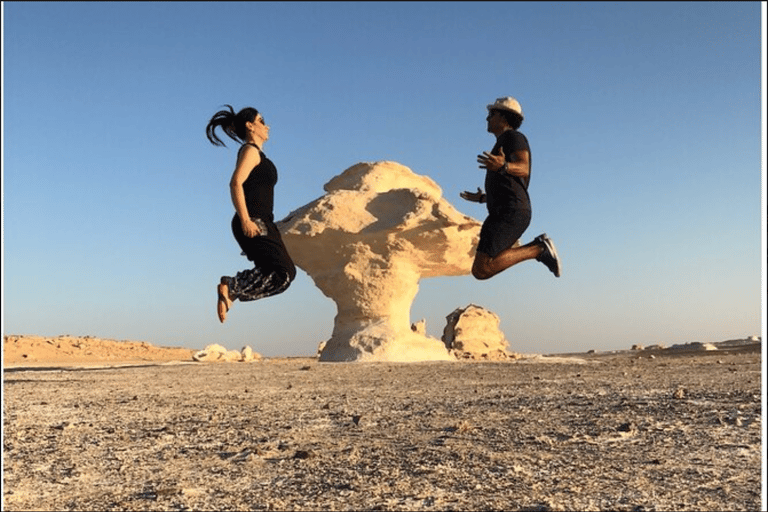 Vanuit Caïro: tour Bahariya-oase en zwart-witte woestijnDagtocht door de Bahariya-oase en de Black & White Desert