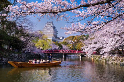 De Osaka: Castelo de Himeji, Jardim Kokoen e visita a um temploDe Osaka: Castelo Himeji, Jardim Kokoen e Visita ao Templo