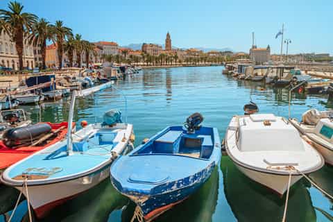 From Split: Blue Cave, Vis & Hvar Full-Day Trip by Speedboat
