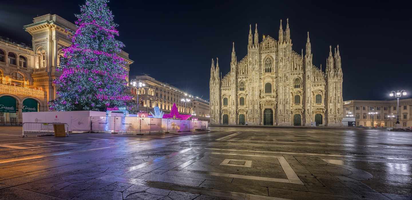 Weihnachtszeit in Mailand Rundgang