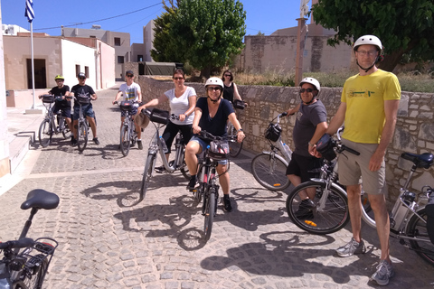 From Rethymno: Guided E-Bike Tour to Myli Gorge with Lunch