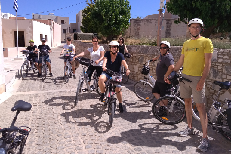 From Rethymno: Guided E-Bike Tour to Myli Gorge with Lunch