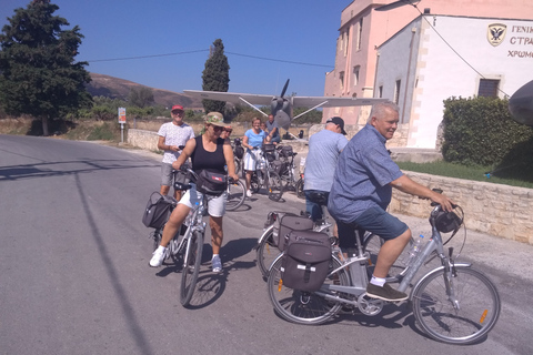 From Rethymno: Guided E-Bike Tour to Myli Gorge with Lunch