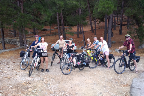 Desde Rethymno: tour guiado en bicicleta eléctrica a Myli Gorge con almuerzo