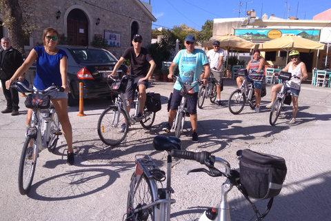 Desde Rethymno: tour guiado en bicicleta eléctrica a Myli Gorge con almuerzo