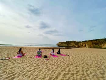 Morning Beach Yoga in Albufeira by el Sol Lifestyle