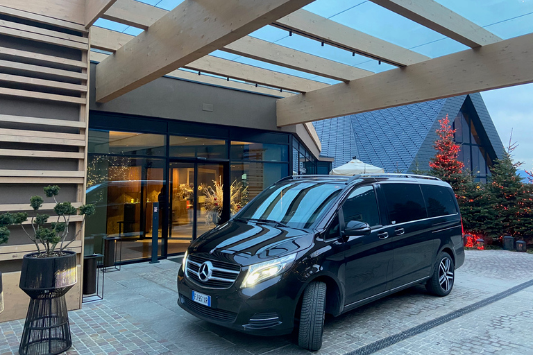 St. Moritz: Transfer privato da/per l&#039;aeroporto di Malpensapredefinito | San Moritz a Malpensa - Minivan Mercedes V-Klass