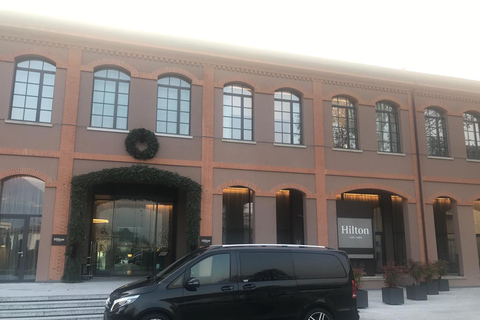 St. Moritz: Transfer privato da/per l&#039;aeroporto di Malpensapredefinito | San Moritz a Malpensa - Minivan Mercedes V-Klass