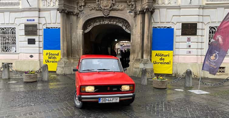 Medias: Tour privato in auto d'epoca con chiese fortificate