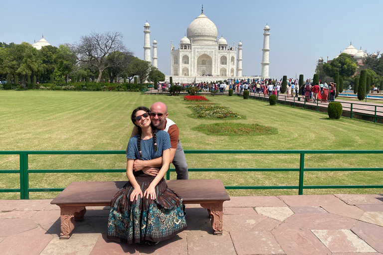 From Delhi: Taj Mahal Sunrise &amp; Agra Day Tour with TransfersPrivate Tour from Delhi with Car, Driver, and Guide Only