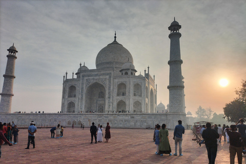 Delhi: gita di un giorno al Forte di Agra e al Taj Mahal con biglietti e pranzo