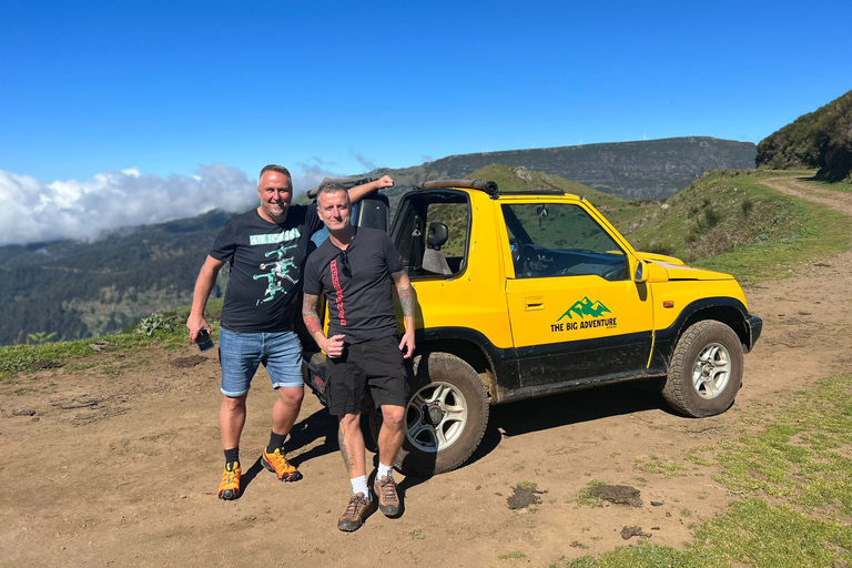 From Funchal: Cabo Girao, Safari Tour on Mountains & Poncha