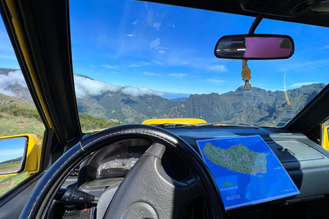 Von Funchal: Cabo Girao, Safari-Tour auf Berge & Poncha