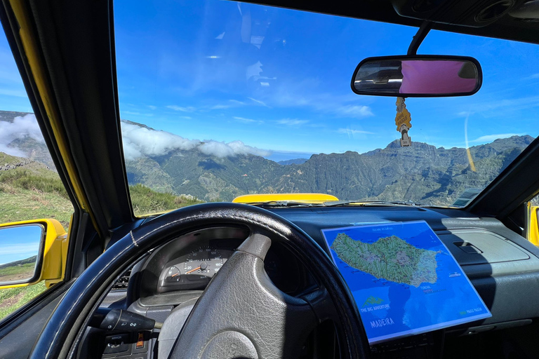 Z Funchal: Cabo Girao, wycieczka safari po górach i poncha