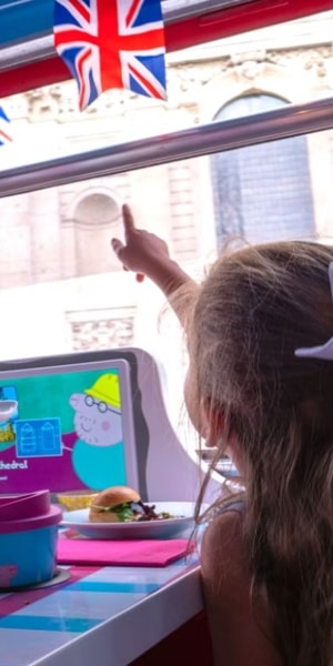 London: Peppa Pig Afternoon Tea Bus Tour With Audio Guide | GetYourGuide