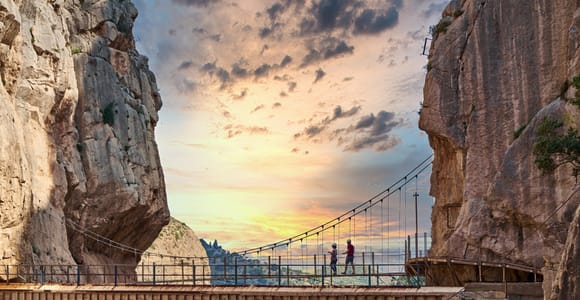 Von Fuengirola aus: Geführte Tagestour auf dem Caminito del Rey