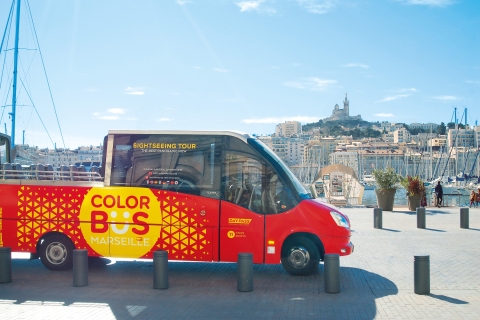Marseille : visite en bus à arrêts multiples et visite du panier secret