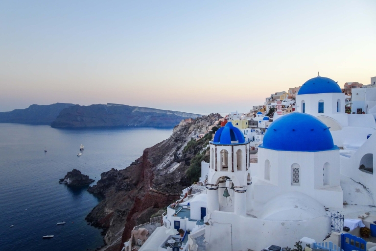 Thera: Santorini podkreśla prywatną wycieczkę z przewodnikiem z lunchemSantorini 2023