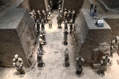 Xi'an: Terracotta Army Small Group Tour (8 or 15 Guests) 15-Guest Group B: Fixed-Point Pickup+Tickets+Guide