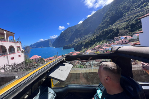 Madeira: Passeio de jipe de dia inteiro com guia e trasladoMadeira: Passeio de jipe de dia inteiro com guia e pick-up