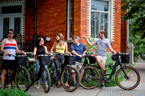 Visite à vélo des joyaux cachés - Plateau, Mile-End, Marché Jean TalonMontréal : balade en vélo au nord du centre-ville