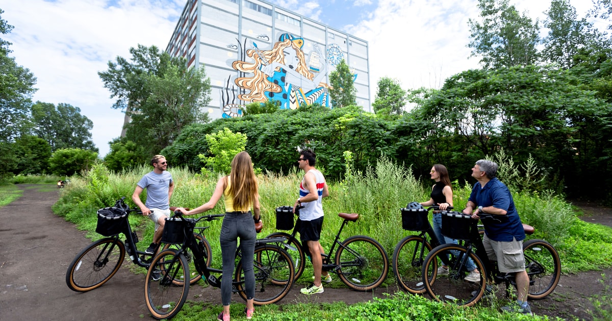 Visite à vélo/vélo électrique du Plateau, du Mile End et du marché