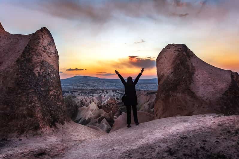 Cappadocia: Guided Red Valley Sunset Tour w/Night Light show