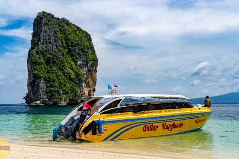 Ao Nang, Krabi: Wycieczka grupowa na 4 wyspy z lunchemŁodzią motorową: Wycieczka grupowa po 4 wyspach Krabi