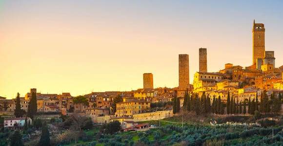 Florenz: Tagestour mit freier Zeit in San Gimignano und Siena