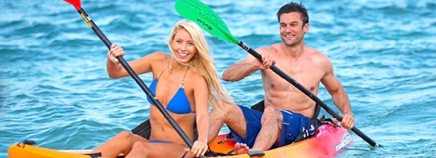 Depuis Sidari, Corfou : Location de canoës privés avec gilet de sauvetage