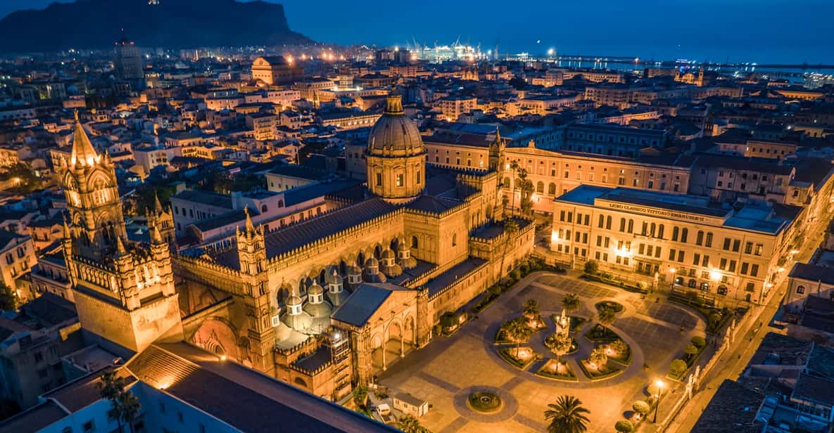 Palermo bei Nacht Stadtcharter im CruiserCar GetYourGuide