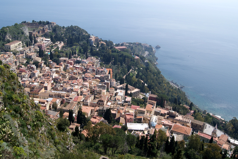 Au départ de Catane : Visite guidée de Taormine et CastelmolaAu départ de Catane : Visite guidée de Taormina et Castelmola