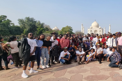 Au départ de Delhi : visite guidée d'une journée du Fort et du Taj Mahal