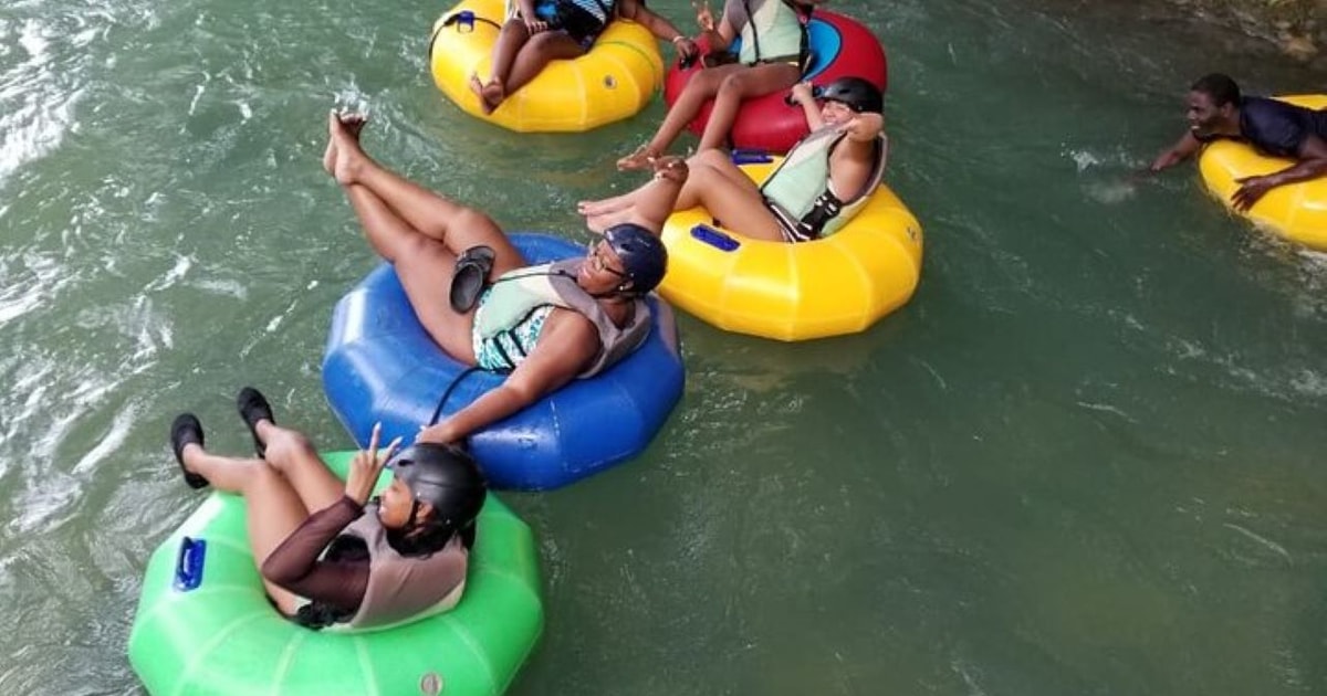 Falmouth Dunn's River Falls & River Tubing with Lunch GetYourGuide