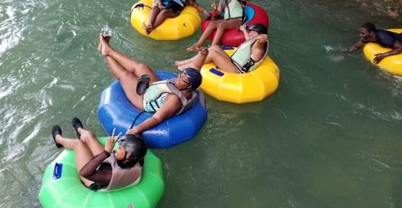Falmouth: Dunn&#39;s River Falls & River Tubing with Lunch