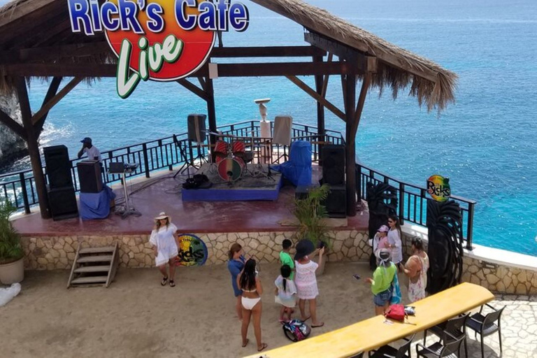 Depuis Montego Bay : Plage de Negril et visite du Ricks Cafe