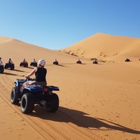 Agadir o Taghazout, Quad Bike Beach y Dunes Ride & Snacks - Hizvo