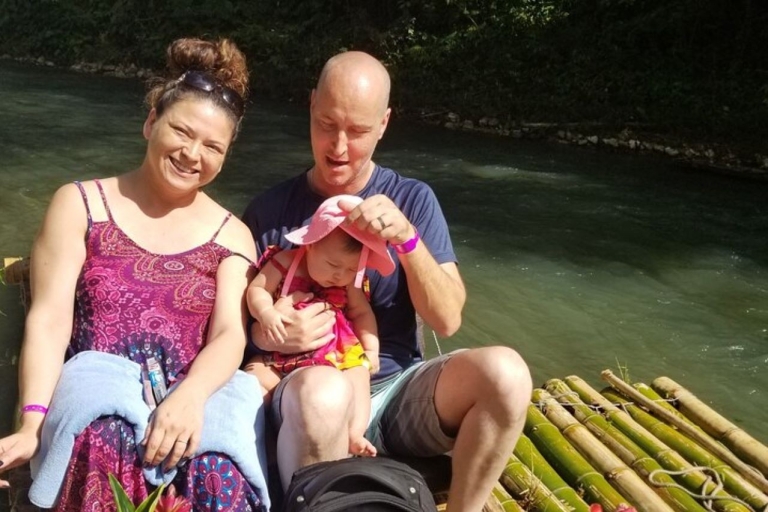 Montego Bay : Rafting sur la rivière Bamboo avec Limestone Massage