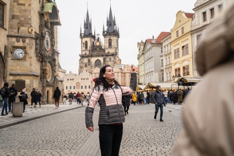 Praag: privéwandeling door de oude stad met hotelovernameRondleiding in het Engels