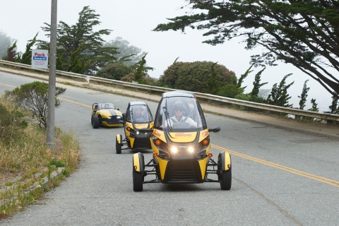 Early Bird Electric GoCar Tour über die Golden Gate BridgeSan Francisco: Elektrische Go Car Tour über die Golden Gate Bridge
