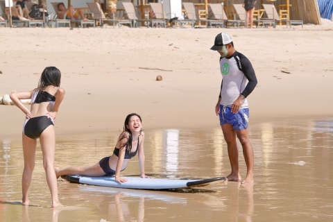 Plage de Bang Tao : Leçons de surf en groupe ou privéesLeçon privée d'un jour