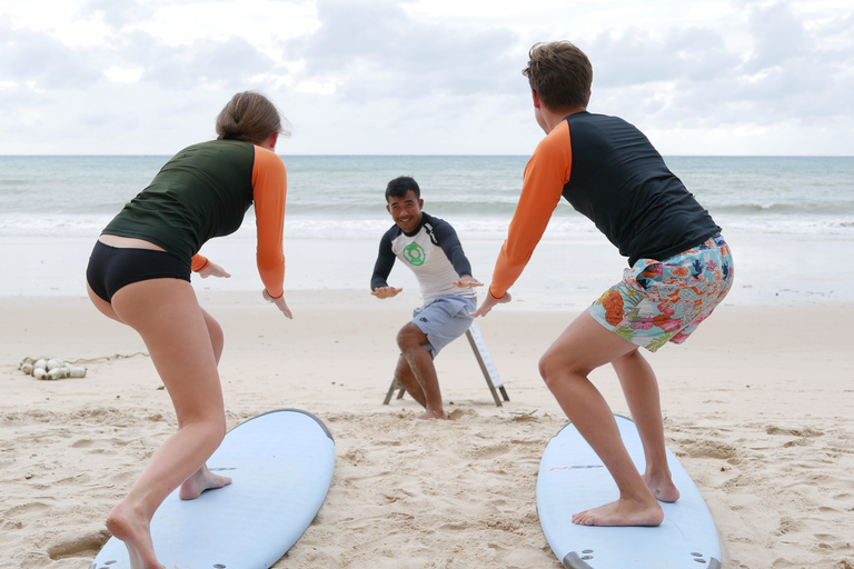 Plage de Bang Tao : Leçons de surf en groupe ou privéesLeçon privée d'un jour