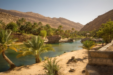 Mascate : Visite guidée en groupe de Wadi Bani Khalid et du désert
